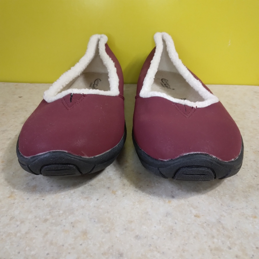 Comfort Well Slip Away Women's Fleece Lined Walking Shoe/ Loafer/ Flats size 8W